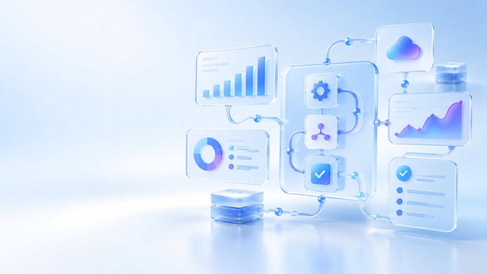 Connected automation workflows and business insights